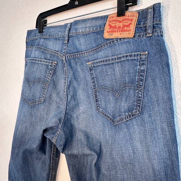 Levi’s‎ 559 Men’s Relaxed Straight Fit Denim Jeans - Picture 6 of 9